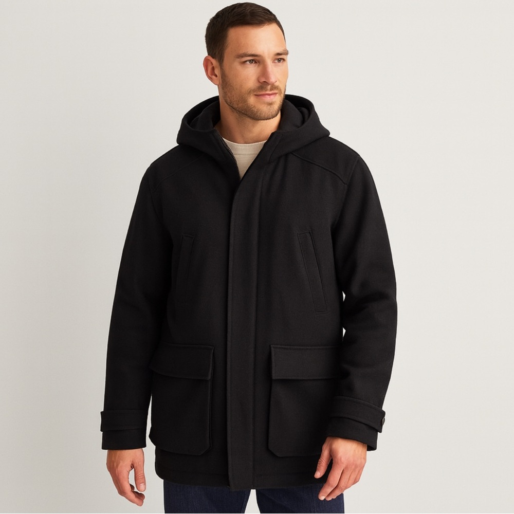 J. Crew Black Military Field Jacket